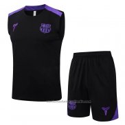 Chandal del Barcelona Sin Mangas 25/26 Negro Purpura