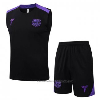 Chandal del Barcelona Sin Mangas 25/26 Negro Purpura