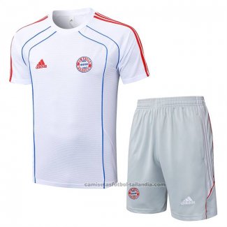 Chandal del Bayern Munich Manga Corta 25/26 Blanco - Pantalon Corto