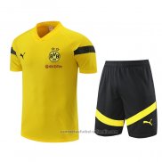 Chandal del Borussia Dortmund Manga Corta 22/23 Amarillo - Pantalon Corto