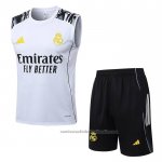Chandal del Real Madrid Sin Mangas 25/26 Blanco