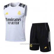Chandal del Real Madrid Sin Mangas 25/26 Blanco
