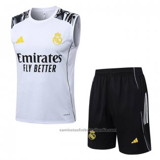 Chandal del Real Madrid Sin Mangas 25/26 Blanco