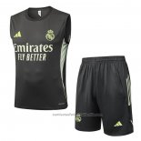 Chandal del Real Madrid Sin Mangas 25/26 Gris Verde