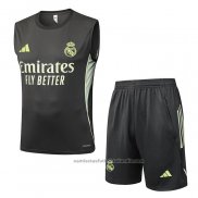 Chandal del Real Madrid Sin Mangas 25/26 Gris Verde