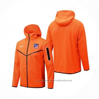 Chaqueta con Capucha del Atletico Madrid 22/23 Naranja