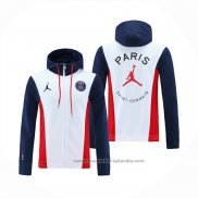 Chaqueta con Capucha del Paris Saint-Germain 21/22 Blanco