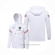Chaqueta con Capucha del Paris Saint-Germain 21/22 Blanco