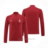 Chaqueta del AC Milan 23/24 Rojo Oscuro