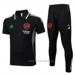 Conjunto Polo del Arsenal 25/26 Negro