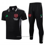 Conjunto Polo del Arsenal 25/26 Negro