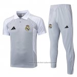 Conjunto Polo del Real Madrid 25/26 Gris