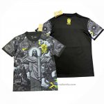 Tailandia Camiseta Brasil Jesus 24/25 Negro