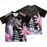 Tailandia Camiseta Japon Dragon 24/25 Negro y Rosa