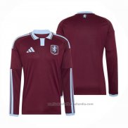 Camiseta Aston Villa 1ª Manga Larga 26/27