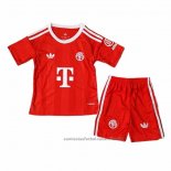 Camiseta Bayern Munich Portero Nino 25/26 Rojo