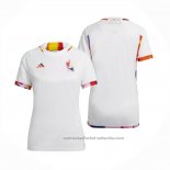 Camiseta Belgica 2ª Mujer 2022