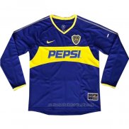 Camiseta Boca Juniors 1ª Manga Larga Retro 2003-2004