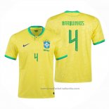 Camiseta Brasil Jugador Marquinhos 1ª 2022