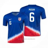 Camiseta Estados Unidos Jugador Musah 2ª 2024