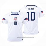 Camiseta Estados Unidos Jugador Pulisic 1ª 2022