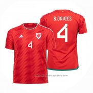 Camiseta Gales Jugador B.Davies 1ª 2022