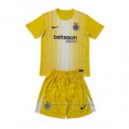 Camiseta Inter Milan Portero Nino 25/26 Amarillo