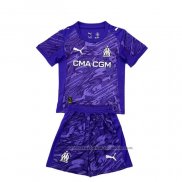 Camiseta Olympique Marsella Portero Nino 25/26 Purpura