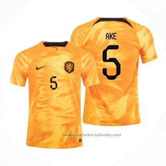 Camiseta Paises Bajos Jugador Ake 1ª 2022