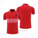 Camiseta Polo del Atletico Madrid 22/23 Rojo