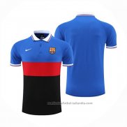 Camiseta Polo del Barcelona 22/23 Azul Rojo Negro
