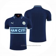 Camiseta Polo del Manchester City 22/23 Azul Marino