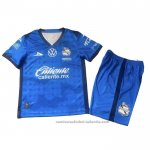 Camiseta Puebla Portero Nino 25/26 Azul