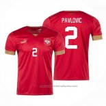 Camiseta Serbia Jugador Pavlovic 1ª 2022