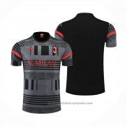 Camiseta de Entrenamiento AC Milan 22/23 Gris