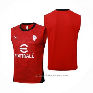 Camiseta de Entrenamiento AC Milan Sin Mangas 25/26 Rojo