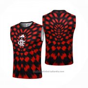 Camiseta de Entrenamiento Flamengo Sin Mangas 25/26 Rojo Negro