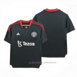 Camiseta de Entrenamiento Manchester United 2022 Negro