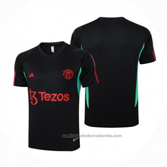 Camiseta de Entrenamiento Manchester United 2023-2024 Negro