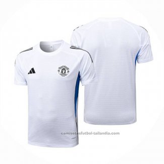 Camiseta de Entrenamiento Manchester United 25/26 Blanco