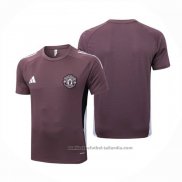 Camiseta de Entrenamiento Manchester United 25/26 Marron