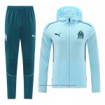 Chandal con Capucha del Olympique Marsella 24/25 Azul