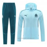 Chandal con Capucha del Olympique Marsella 24/25 Azul