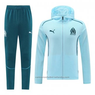 Chandal con Capucha del Olympique Marsella 24/25 Azul