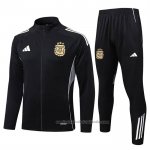 Chandal de Chaqueta del Argentina Nino 25/26 Negro
