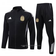 Chandal de Chaqueta del Argentina Nino 25/26 Negro