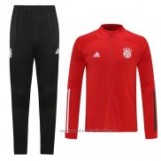 Chandal de Chaqueta del Bayern Munich 20/21 Rojo