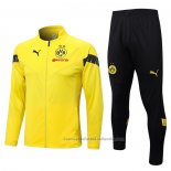 Chandal de Chaqueta del Borussia Dortmund 22/23 Amarillo y Negro