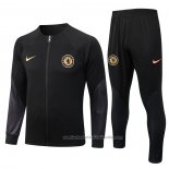 Chandal de Chaqueta del Chelsea 22/23 Negro