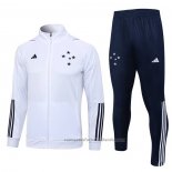 Chandal de Chaqueta del Cruzeiro 23/24 Blanco